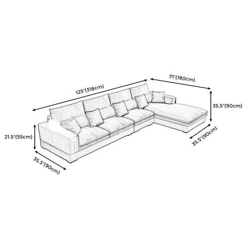 كنب زاوية L بيزناس - Bizans L-Shape Corner Sofa