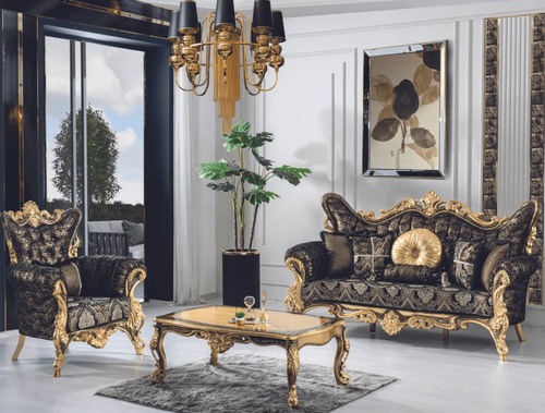 Agha Classic Luxury Sofa - أريكة آغا الفاخرة الكلاسيكية