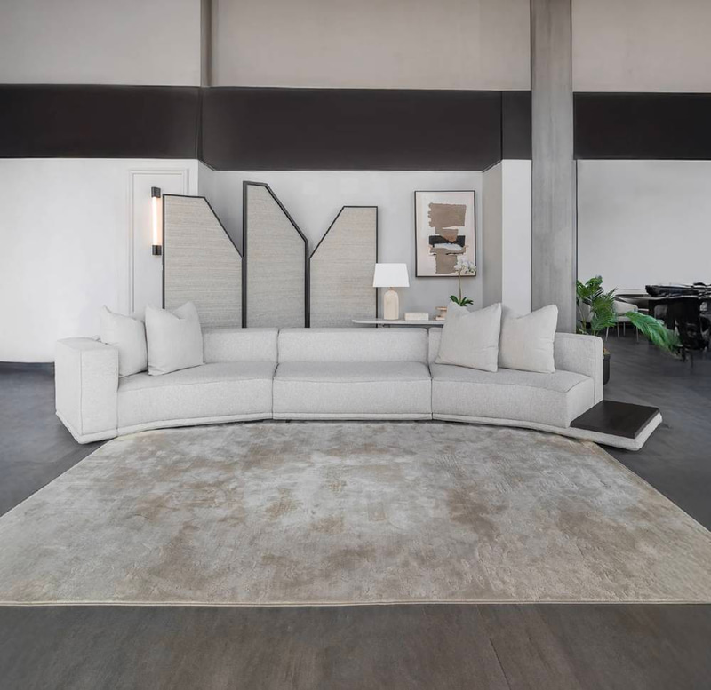 كنب زاوية فاخر للمجالس الكبيرة - Adeem Corner Sofa for Large Majlis