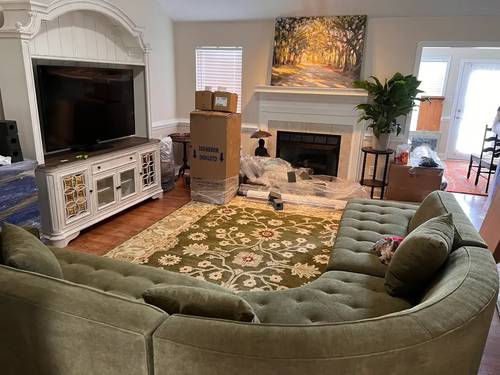 Modern Corner Sectional Sofa - كنب ركني زاوية عصري
