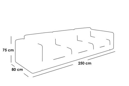 كنبة ثلاث مقاعد خشب سويدى - Three Seater Swedish Wood Sofa
