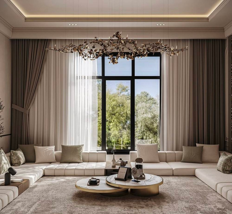 جلسة أرضية فاخرة  Luxury Floor Majlis