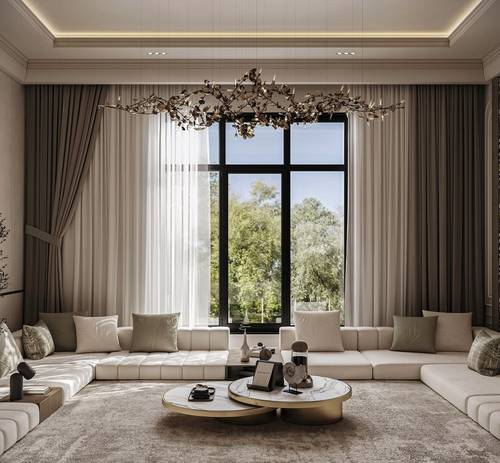 جلسة أرضية فاخرة Luxury Floor Majlis