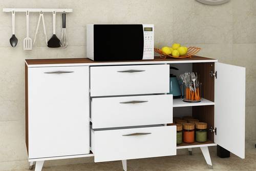Modern Coffee Corner Cabinet - خزانة ركن قهوة حديثة