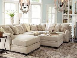 كنبة زاوية خشب سويدي و كتان - بيج - Swedish Wood and Linen Corner Sofa - Beige
