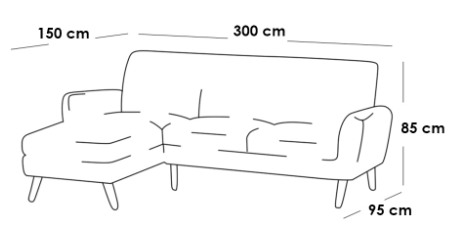 كنبة زاوية مخمل أخضر - Green Velvet Corner Sofa
