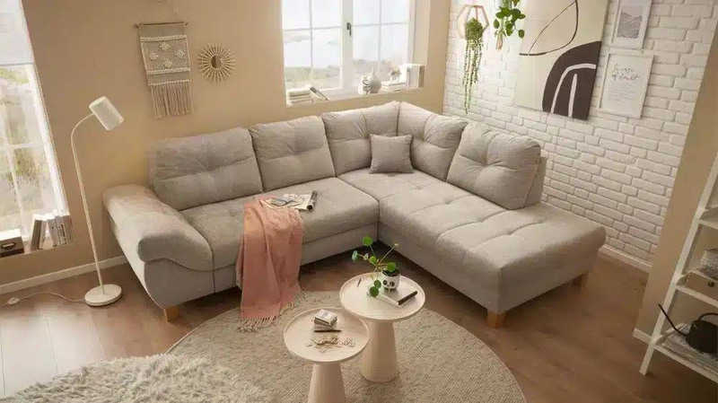 كنبة زاوية على شكل L - L-shaped Corner Sofa
