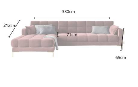 Dark Pink Velvet Sofa with Swedish Wood - كنبة مخمل وردي غامق بخشب سويدي
