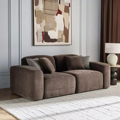 كنبة مودرن مزدوجة من بيزناس - تصميم فندقي فاخر ومريح