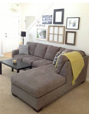 كنبة مخمل بني بخشب سويدي - Brown Velvet Sofa with Swedish Wood