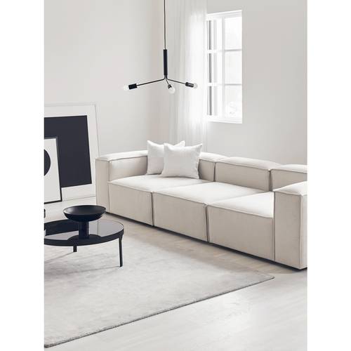 Modern Velvet Beige Sofa - صوفا بيج مخمل مودرن