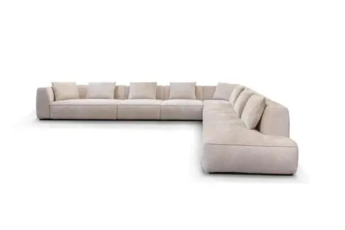 كنبة مودرن فاخرة على شكل L - Luxury L-shaped Modern Sofa