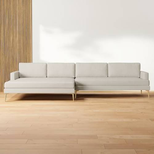 كنب ركني استرخاء زاوية يمين مزدوج - Double Right Corner Relaxing Sectional Sofa