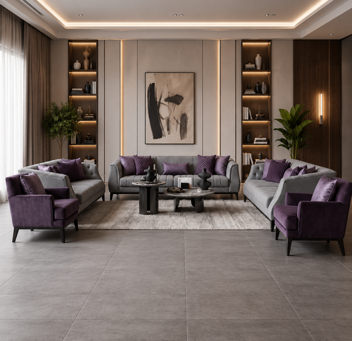 Columbia 5-Piece Sofa Set - طقم كنب أولومبيا 5 قطع