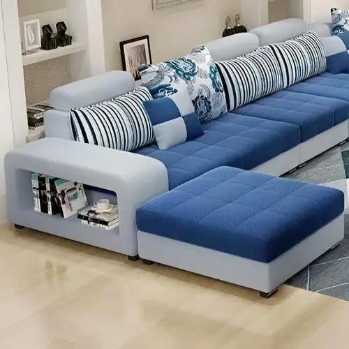 Modern U-Shape Corner Sofa - كنبة ركني عصري على شكل حرف U
