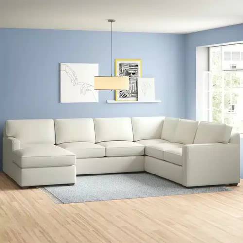 كنب ركني عصري على شكل حرف U - Modern U-shaped Sectional Sofa

