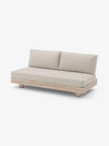 أريكة حديقة أفارنا 2 مقعد بيضاء - White Avarna 2-Seater Garden Sofa

