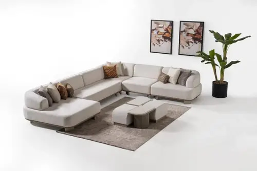 طقم كنب كورنر مارلا - Marla Corner Sofa Set
