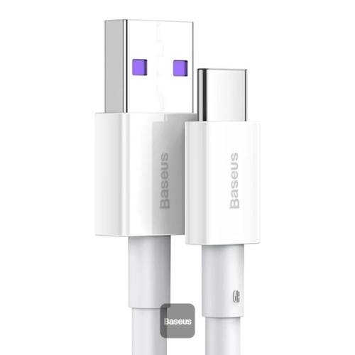 كيبل تايب سي USB بقوة 66 واط بيسوس سوبريور أبيض