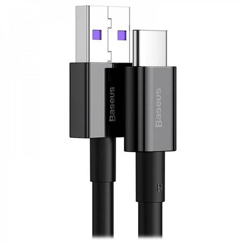 كيبل شحن بيسوس USB تايب سي 1 متر - اسود