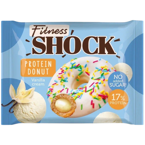 Protein Donut Sugar-Free White Vanilla Cream flavored - Shock