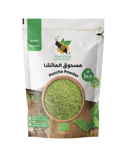 منتج الطبيعة - مسحوق شاي الماتشا العضوي