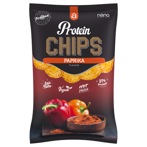 Protein Chips with Paprika flavor ( Vegan ) - nano