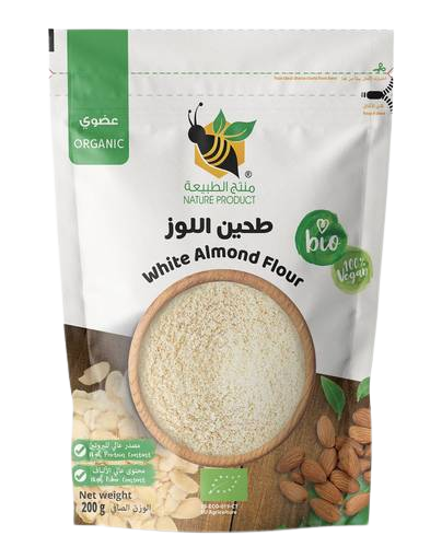 طحين اللوز العضوي - منتج الطبيعة 