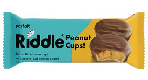 Wafer Cups with Peanut Cream & Chocolate - Riddle