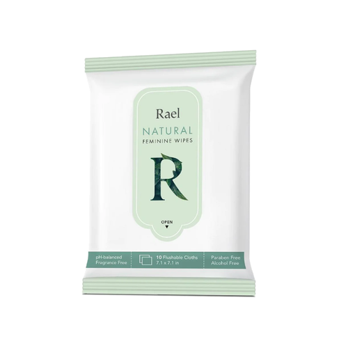 Feminine Cleansing Wipes (Flushable) - Real Natural