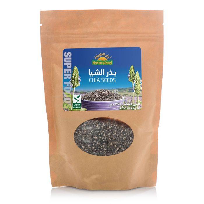 بذور الشيا العضوية - ارض الطبيعة