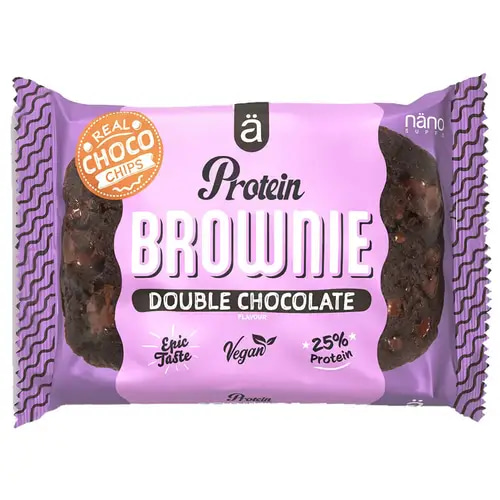 Protien Brownie Double Chocolate Vegan - Nano