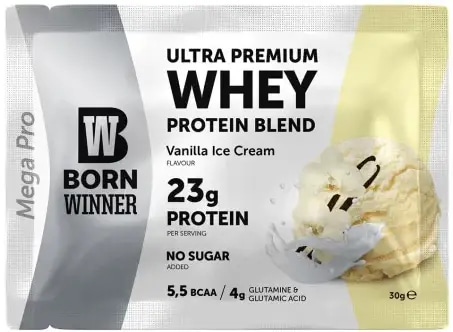 One Packet Protein Premium Vanilla Ice Cream flavour - Born Winner