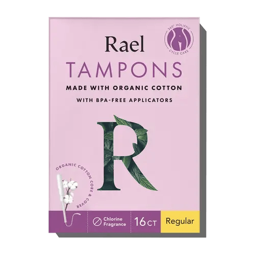 Regular Organic Cotton Core Tampons - Real Organic