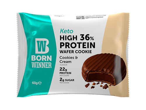 Keto Cookie Protein Cookies & Cream - Born Winner