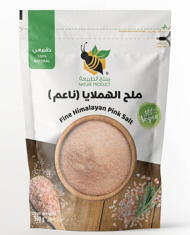 منتج الطبيعة - ملح الهملايا الناعم 