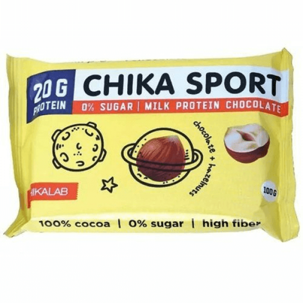 ChikaSport Protein Milk Chocolate & Hazelnuts - Chikalab