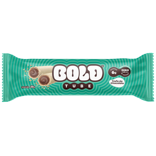 Protein Biscuit Tubes Truffle Chocolate - BOLD