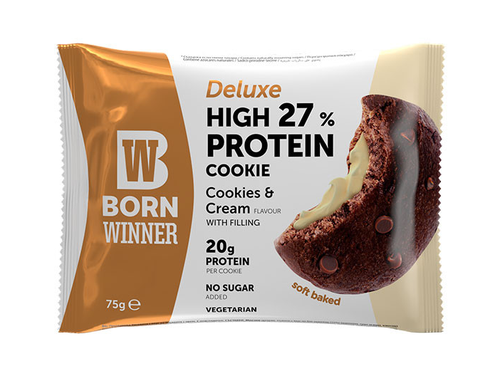 Deluxe Cookie Protein Cookies & Cream - Born Winner