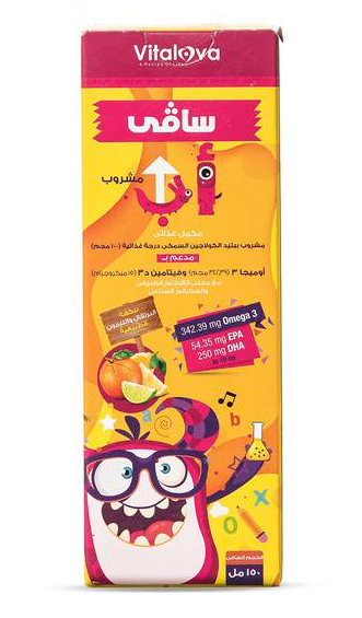 Safe Up Omega-3 Orange & Lemon Flavor Drink - Vitalova