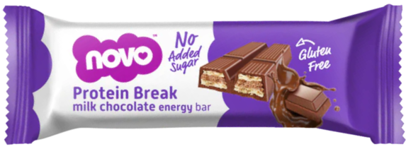 Gluten Free Milk Chocolate Protein Wafer - Novo