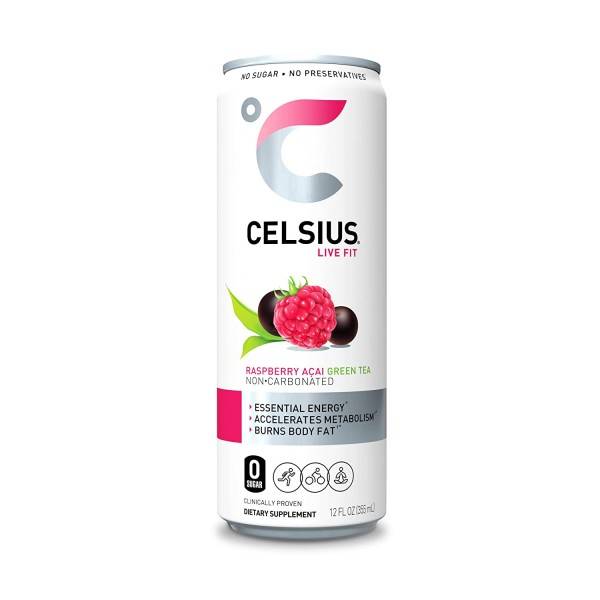 Raspberry Acie Green Tea Energy Drink - Celsius