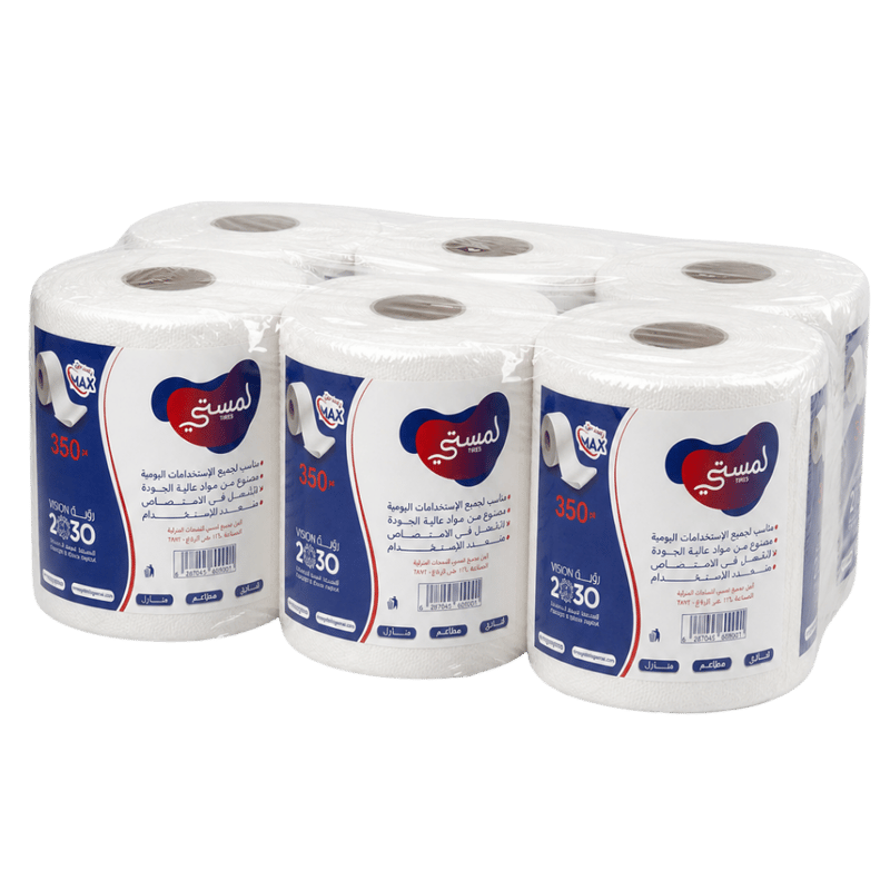 Pack of 6 Max Roll 350 Fluffy Packs