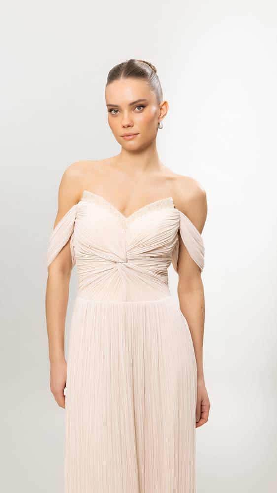 فستان شيفون بألوان متعددة | 26142