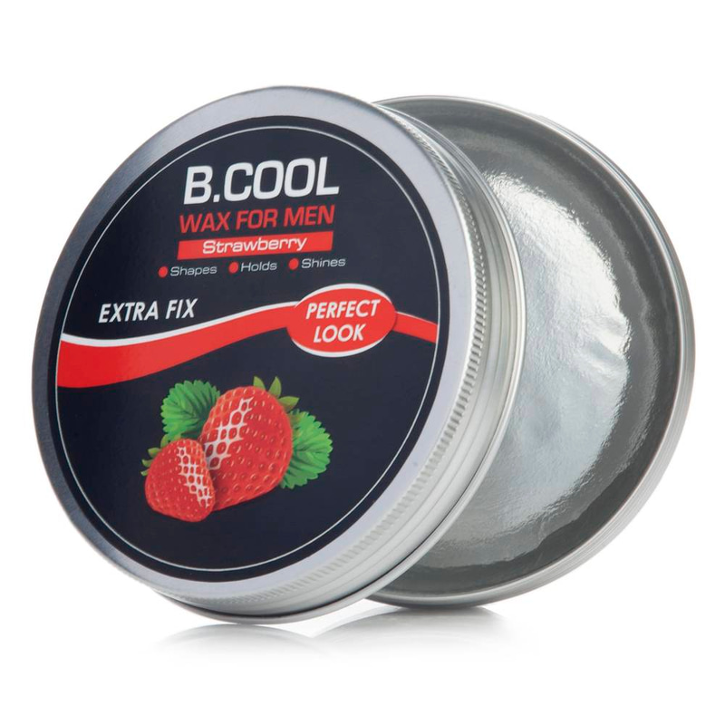 B COOL Hair Wax for Men Strawberry Extra Fix 150ml