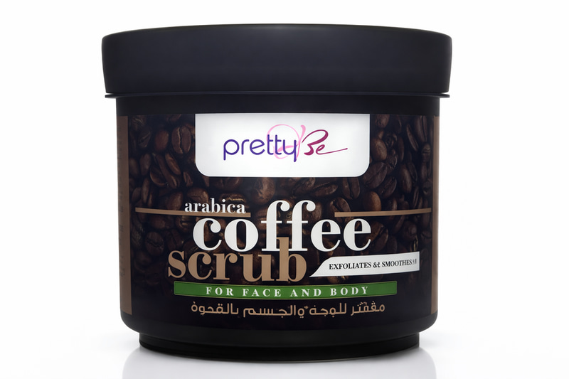 PrettyBe Arabica Coffee Face & Body Scrub 550ml | Exfoliating