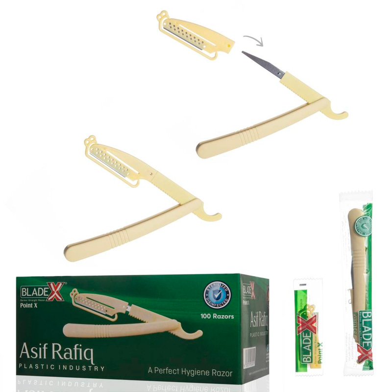 BladeX PointX Salon Razor - 100 Disposable Razors