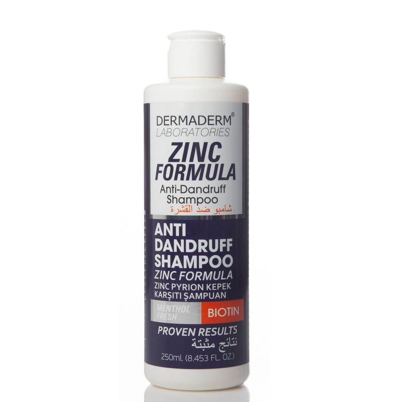 Anti Dandruff Shampoo - ZINC FOLMULA - BIOTIN - 250 ml