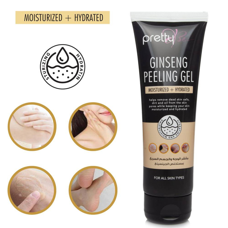PrettyBe Radiance Peeling Gel with Ginseng 250ml