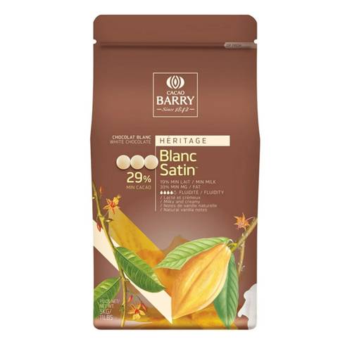 WHITE CHOCOLATE COUVERTURE (BLANC SATIN 29%) 